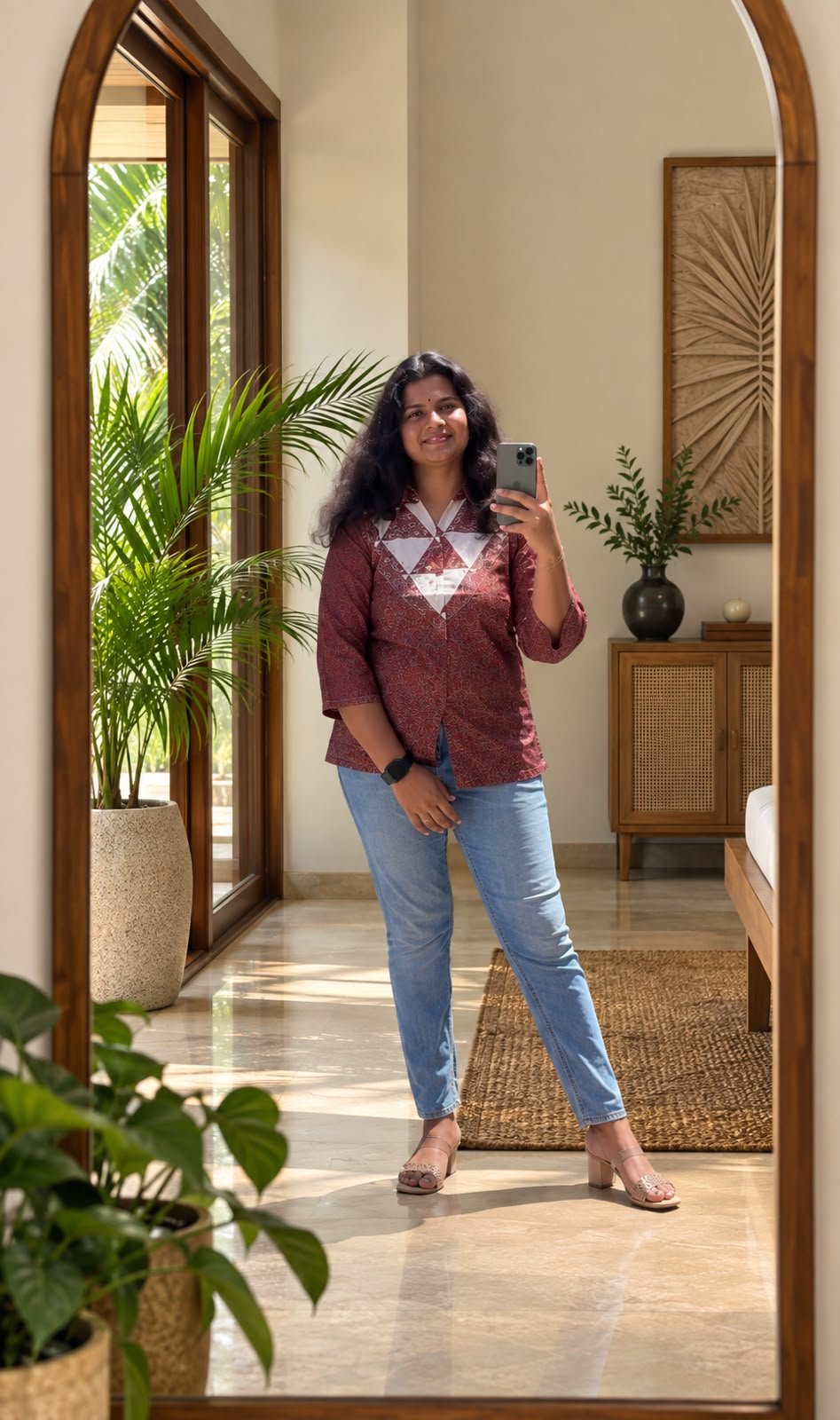 ZOYA Premium Quality Printed Cotton Silk Short Tops (Assorted Patterns) - Image 4