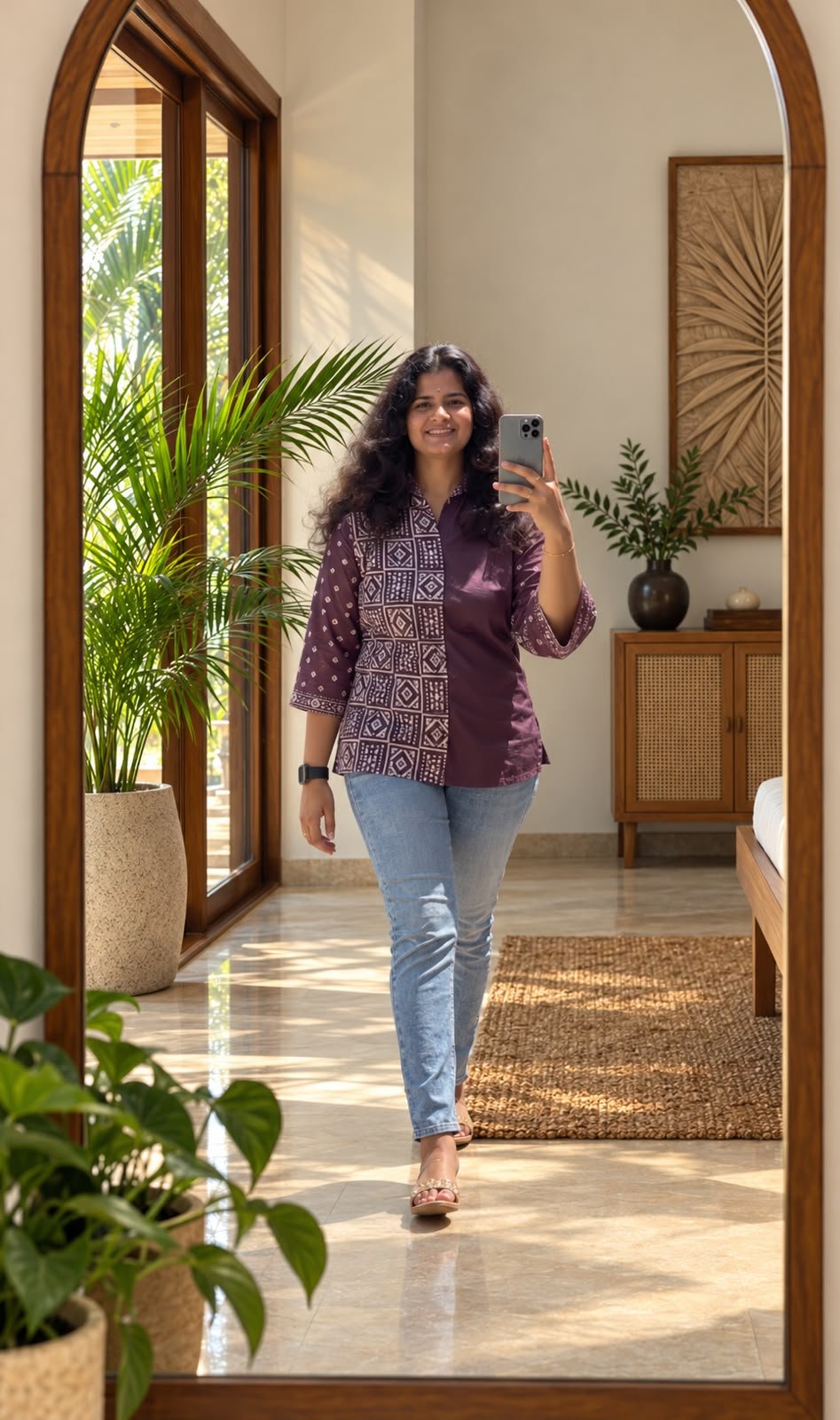 ZOYA Premium Quality Printed Cotton Silk Short Tops (Assorted Patterns) - Image 2